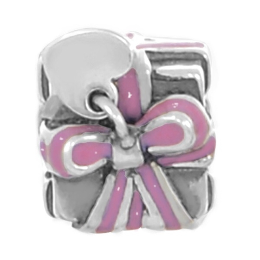 PANDORA All Wrapped Up in Pink Christmas  Charm - Picture 3 of 4